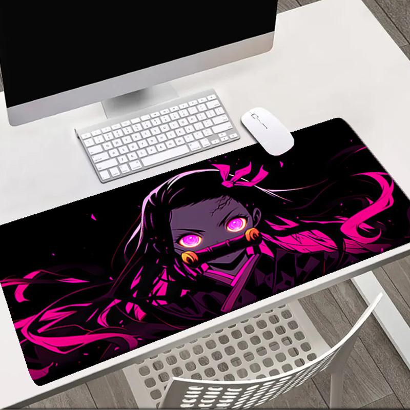 Demon Anime Group   Mouse pad Office Desk Mat, Gaming Mouse Pad Mousepad, keyboard pad,Heavy-Duty Non-Slip Rubber Backing, Gift