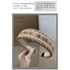 Bohemian Woven Wide Headband for Women, Vacation Style Non-slip Hair Hoop, Colorful Stitching Hairband for Washing Face & Daily Use