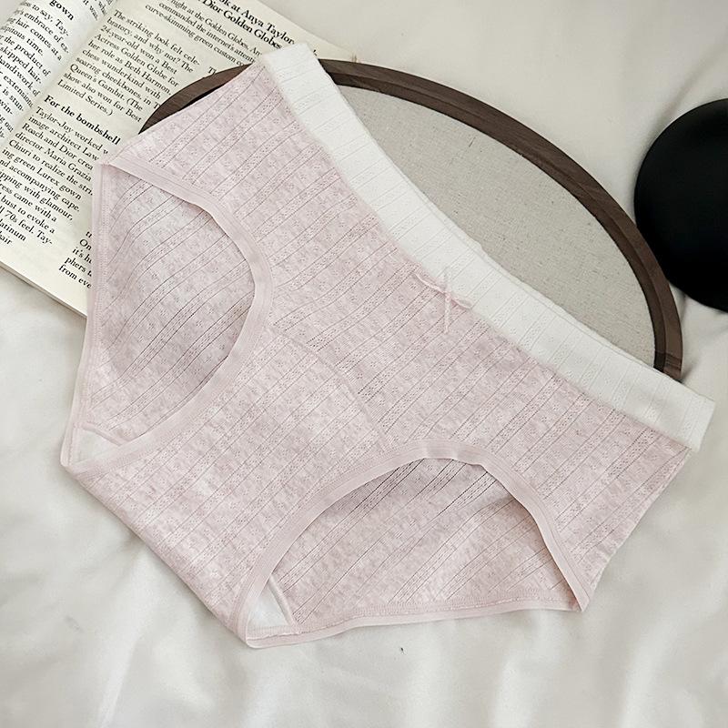 Ladies Spring and Summer Thin New Pure Cotton 10a Antibacterial Briefs