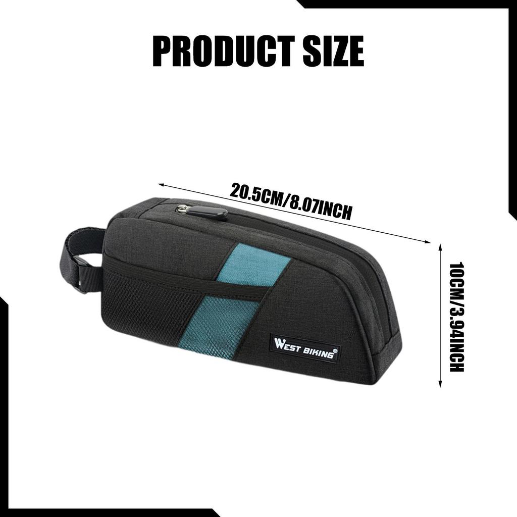 Bag with Mesh Side Pockets for Road And Mountain Bikes, Professional, Quick-release,