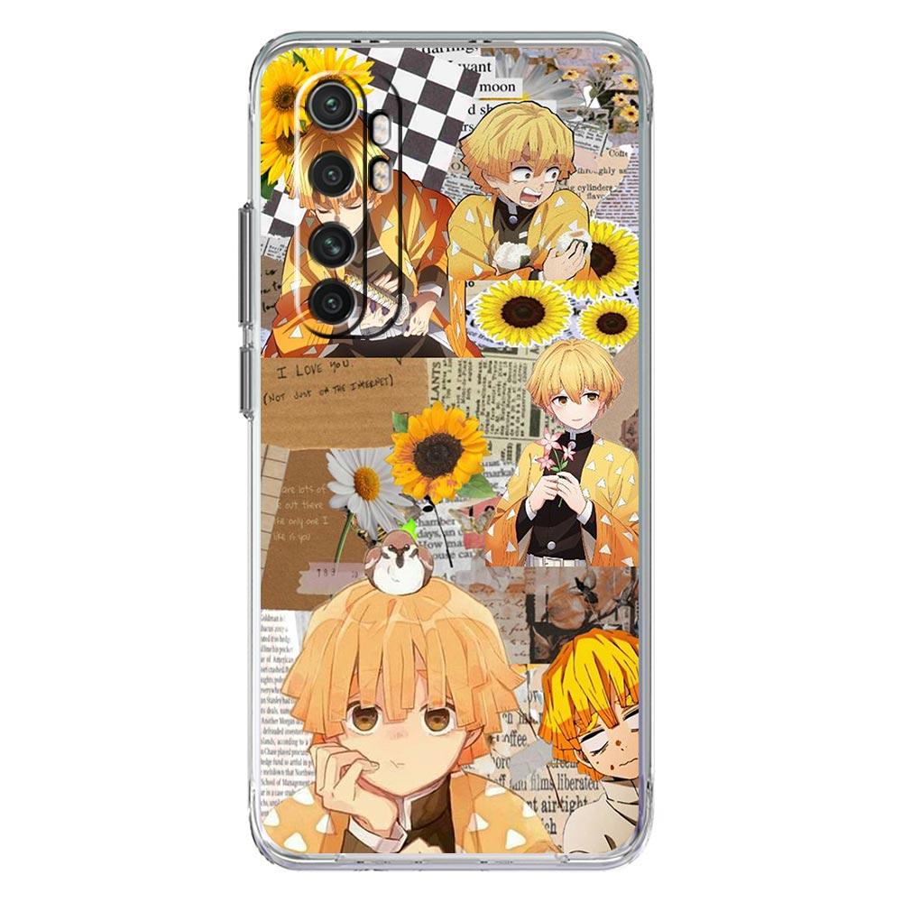 Kimetsu No Yaiba Anime Demon Slayer For Xiaomi Poco X3 NFC F3 M3 X4 M4 Pro 5G Phone Case Mi 11 Lite Ultra 11T 11X 12 11i Cover