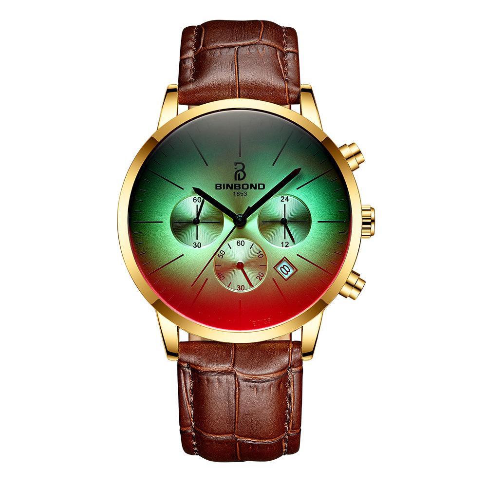 Men's Waterproof Luminous Running Alarm Clock Watch