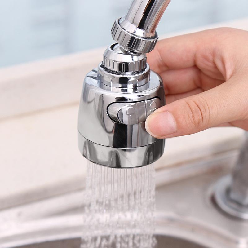 Splash-Proof Rotatable Faucet Nozzle with Water-Saving Filter