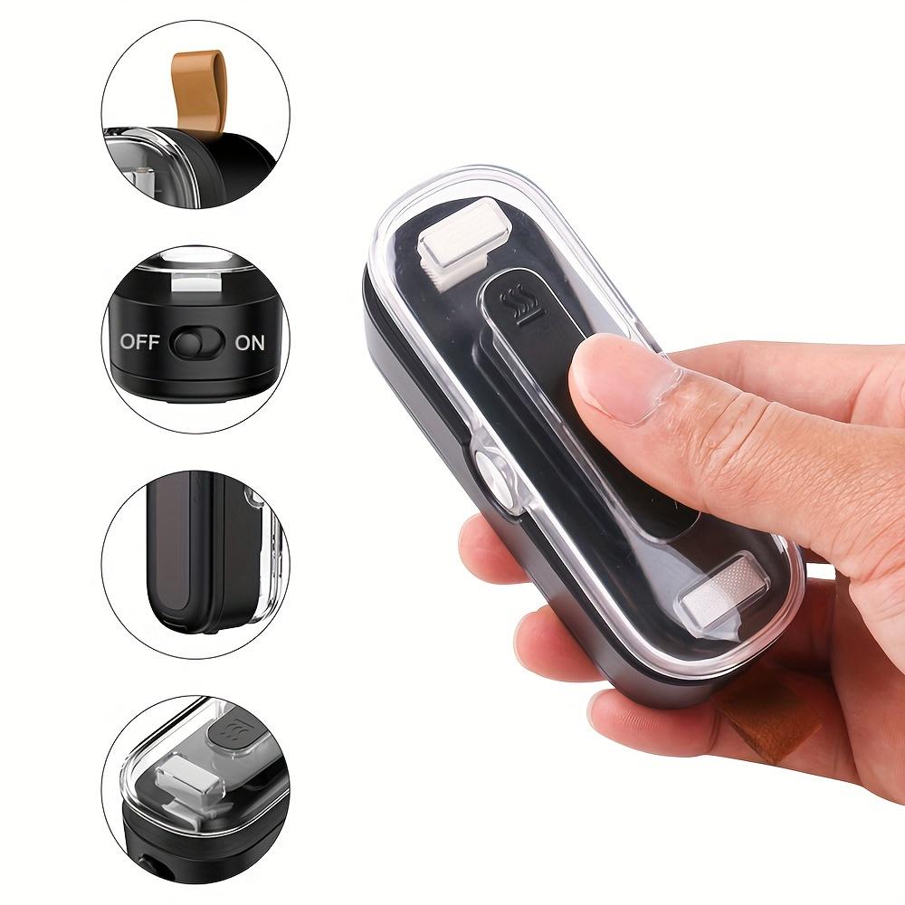 Mini Bag Sealer, Upgrade 2 in 1 Heat Seal & Cutter with Lanyard, Portable Handheld for Plastic Bags Snacks Food Storage & Snacks Freshness