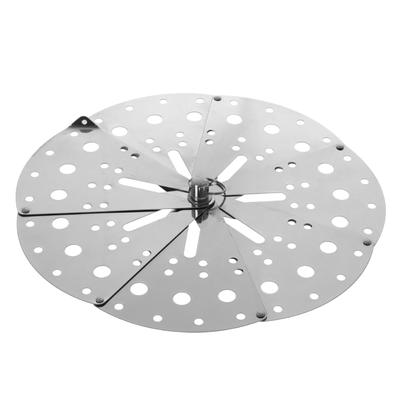 Multi-function Anti-overflow Cover Steamer Basket Inner Lid Adjustable Stainless Steel Drop Lid