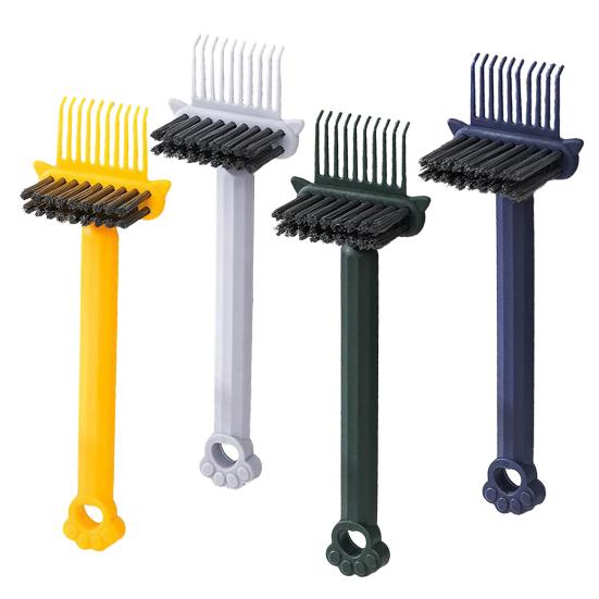 1/2/3/4Pcs Hair Brush Cleaner with Cat Paw Handle Double-sided Airbag Tool Portable Home Massage Comb Cleaning