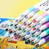 12-80 Colors Acrylic Paint Art Marker Pens DIY Hand Drawn Painting Drawing for Glass Fabric Card Ceramic Stone Mug Clothes Shoes