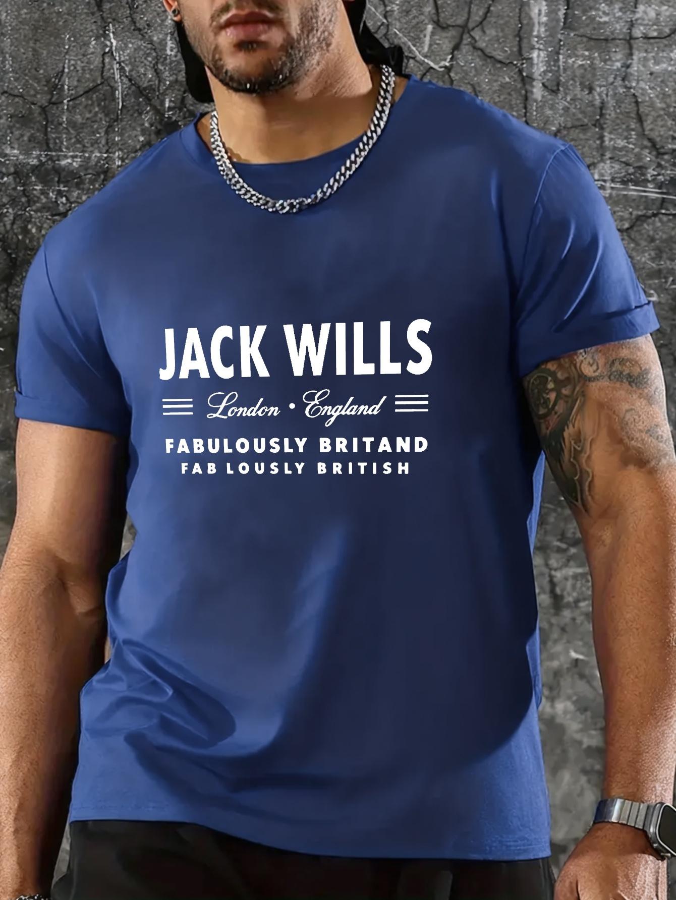 Jack Wills London England Graphic T-shirt - Fabulously Brittand Design S