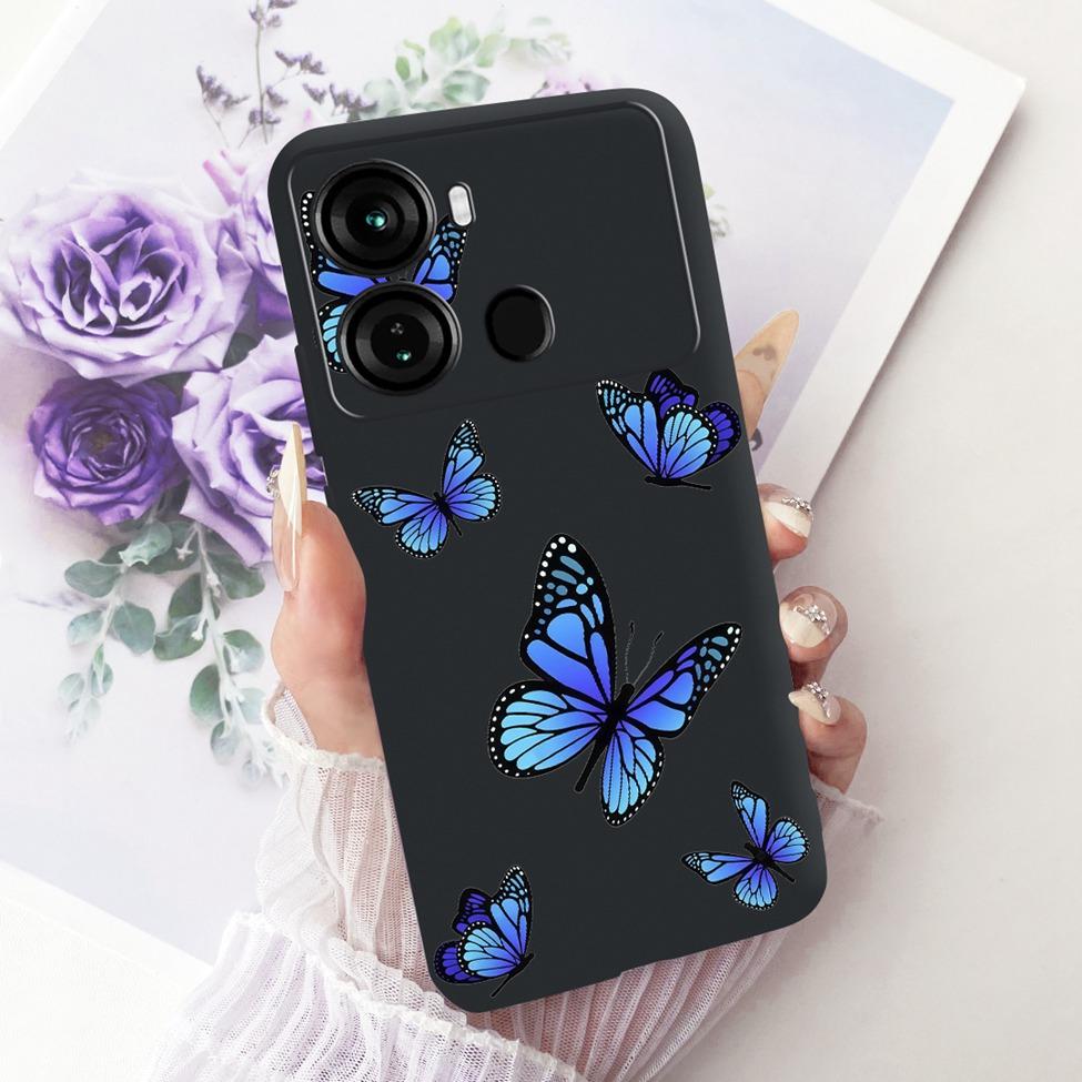 Coque Pour ITEL P40 Housse P662L Silicone Chat Mignon Mode Drôle Peinte Funda Pour P40 ITEL P 40 Coque de Téléphone