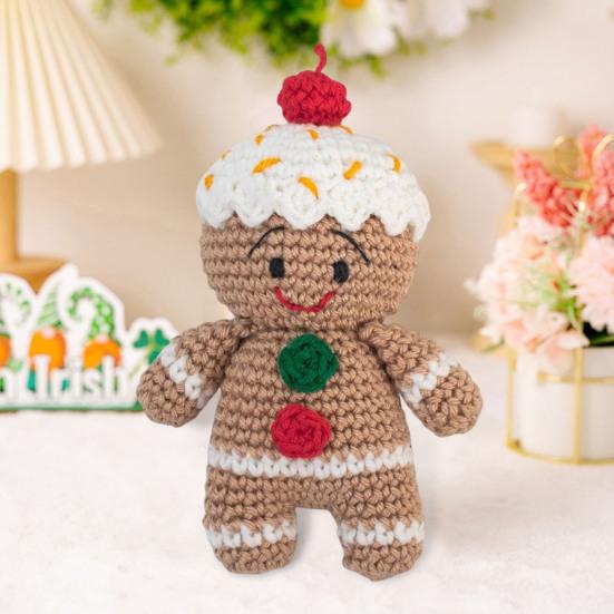 Christmas Crochet Kit Crochet Starter Kit with Step-by-Step Video Tutorials Santa Claus Nutcracker Green Elf Knitting Set for Beginners