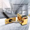 Anti-theft Hidden Safety Chain Heavy Duty Concealed Door Bolt Door Chain Lock  Door Hardware