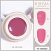 Ice-Clear Solid Cat's Eye Nail Polish - Smooth Cream Color Glue