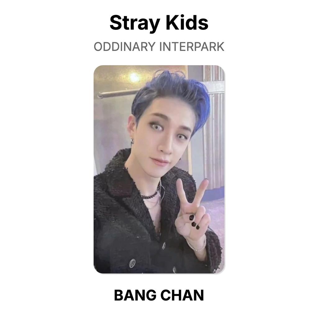 Stray Kids ODDINARY INTERPARK Official Photocard