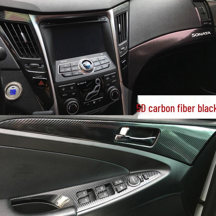 Beijing Hyundai Sonata 8 Interior Carbon Fiber Gear Shift Wrap