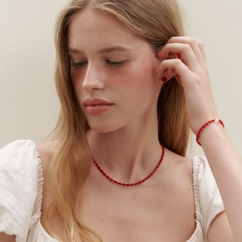 LOVE ME MONSTER Coral Lace Bracelet