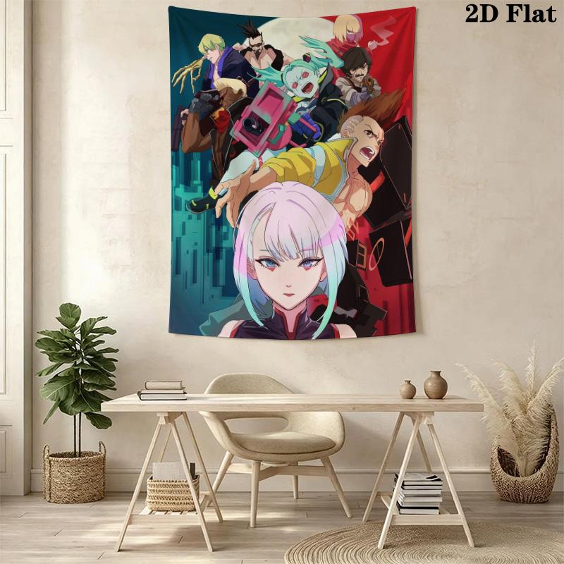 Cyberpunk EDCG Pattern Home Decor Tapestry, Wall Hanging, Decorative RV Wall Cloth.SGT0917465