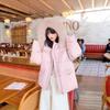 Down jacket women's short new winter small white duck down hooded thickened fox fur collar jacket