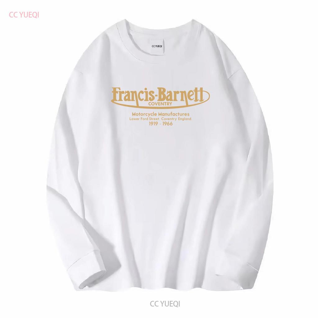 Francis Barnett T Shirt Classic Motorcycle Biker Cafe Racer Chopper Vintage Bike Vintage Washed Slightly Comfortable Soft Homme