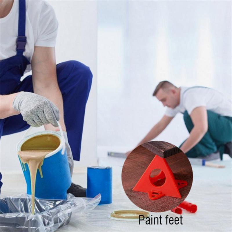 10pcs Woodworking Paint Rack Tool Set Carpenter Paint Spray Rack Pyramid Bracket Mini Painting Auxiliary Triangular Paint Stands