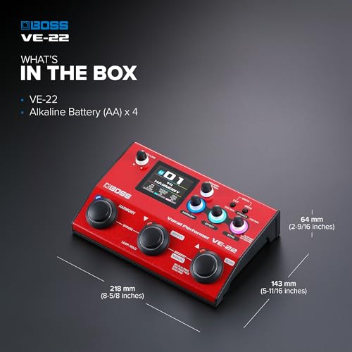 BOSS VE-22 Vocal Performer Vocal Effector