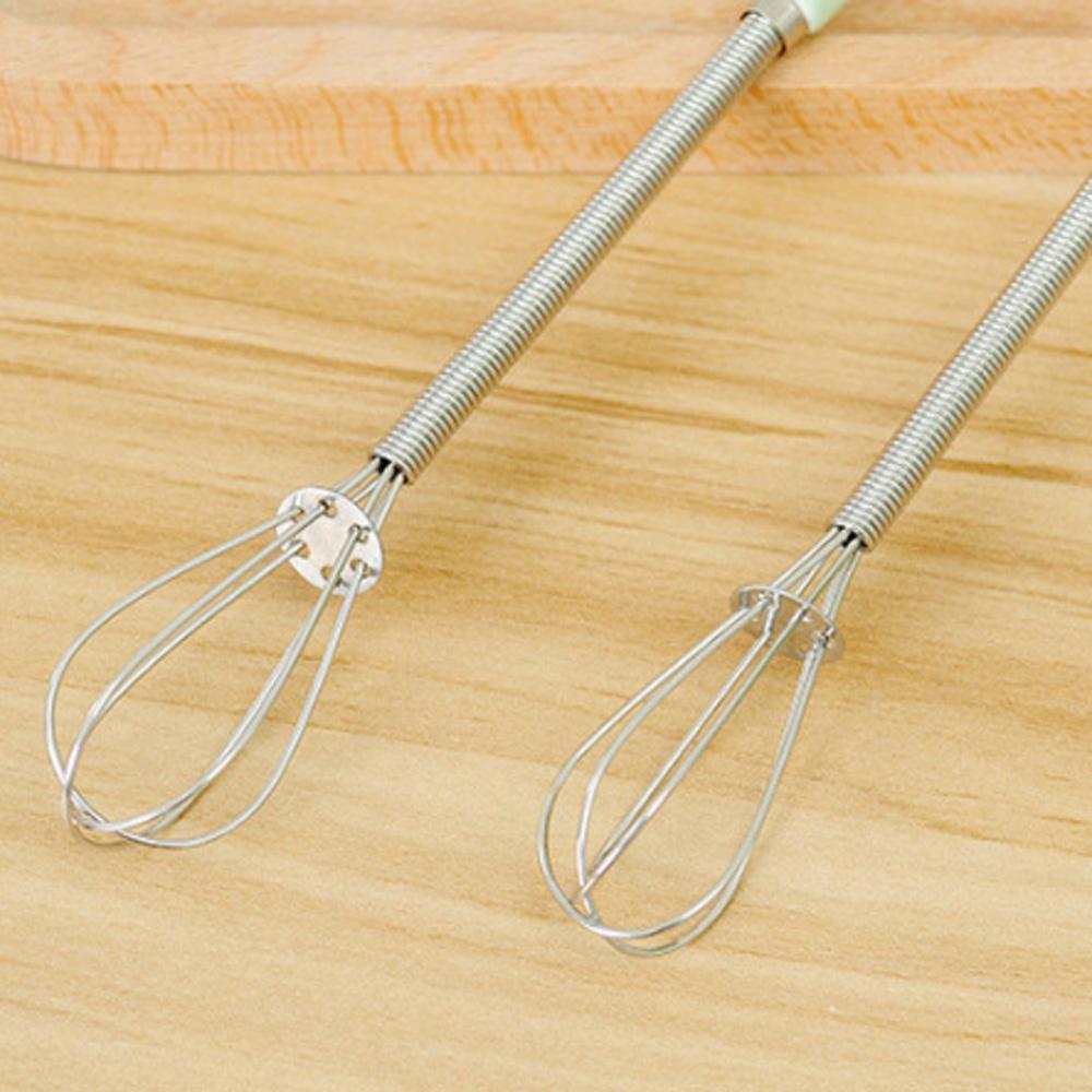 1Pcs Egg Beater Coffee Milk Drink Mini Mixer Ceramic Handle Stirring Whisk Frother Foamer Practical Kitchen Gadgets