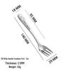 Kids' Cartoon Yuanbao Stainless Steel Spoon & Fork Set – Adorable Tableware for Baby Meals