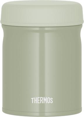 Thermos Vacuum Insulated Soup All Parts Dishwasher Keeps Food Hot or Easy To Round Mouth Design for a Comfortable KKI Dishwasher-Safe Model Jar,