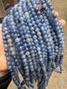 Natural Blue Dongling Jade Round Beads for DIY Jewelry and Accessories