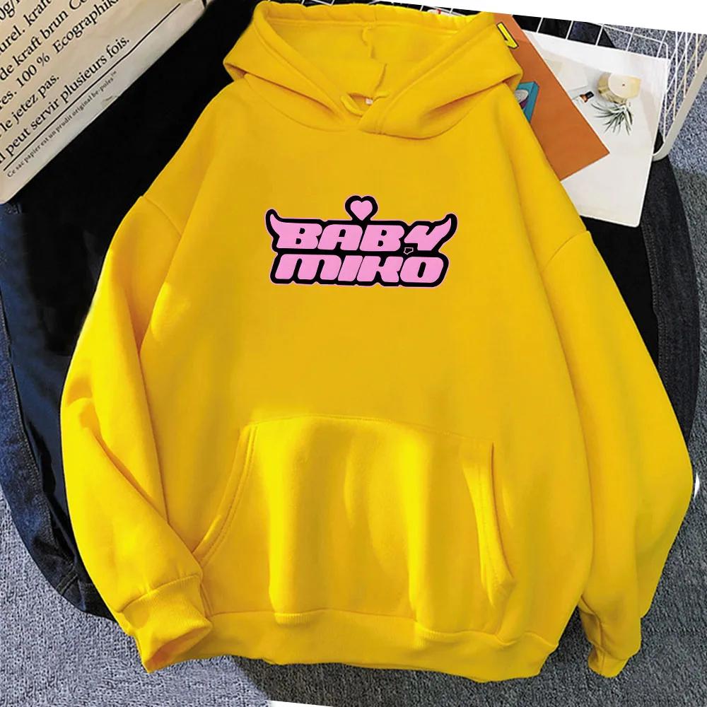 Young Miko BabyMiko Hoodies Roupas Femininas Streetwear Comfortable Winter Hooded Sweatshirts Women Clothing