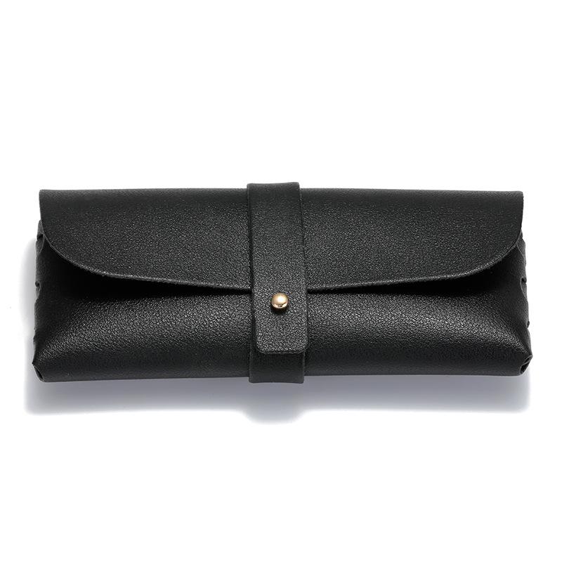 Handmade Leather Eyeglass & Sunglass Case with Ring Buckle