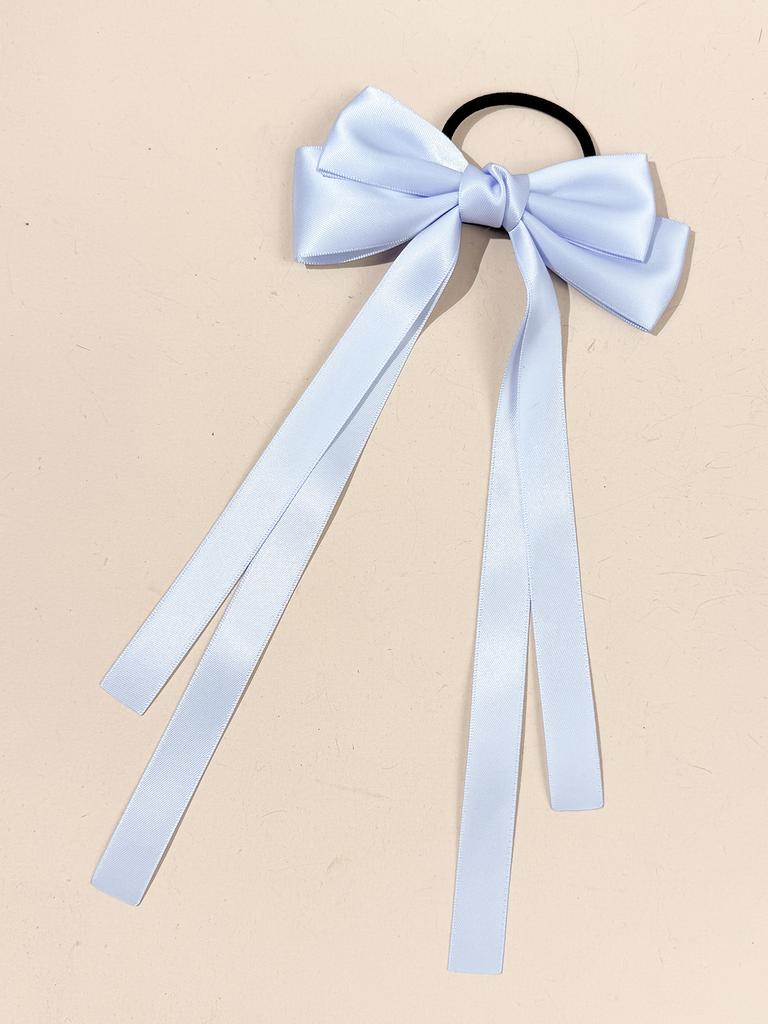 Bow, ribbon, headband, sweet temperament, simple and high-end feeling, half tied hair, rubber band, headband accessory