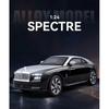 1/24 Rolls Royce Spectre Aleación Luxy Coche de Nueva Energía Modelo Metal Fundido Juguete Vehículos de Carga Modelo de Coche Sonido y Luz Regalo para Niños