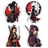 Adesivo de Carro Samurai Anime Mulher Adesivo Decalque de Vinil Impermeável Janela Traseira Motocicleta Camper Barreira de Caminhão Laptop Decoração TM271