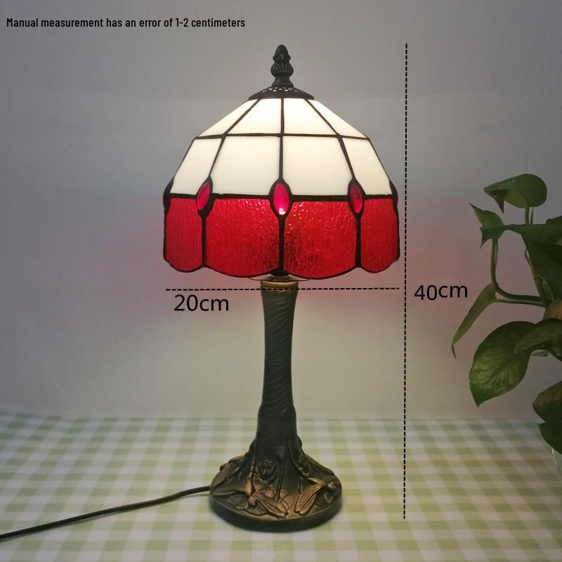 Tiffany Style Desk Lamp for Bedroom, Living Room, or Children's Room Night Light
