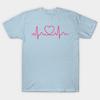 For Women Heartbeat Doctor Nurse Medical Tshirt T Shirt  90S Korean Style Tee 100% Cotton Picture Custom Round Collar