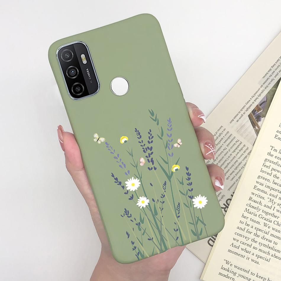 For OPPO A53S 2020 Case Cartoon Coque Heart Painted Silicone Phone Back Cover For Oppo A53s A 53s A53 S Oppoa53 2020 Shell Case