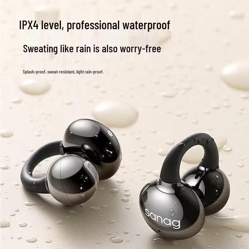 SANAG Z60S Air-Conduction Sport Ear-Clip Bluetooth Earbuds