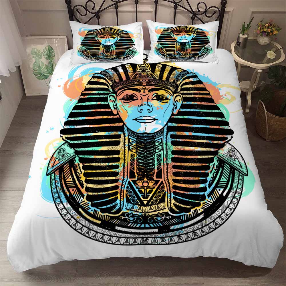 

Comforter Western Egyptian Bedding Set With Beauty Tiger Comforter Bedding Sets Home Textiles 4 Pcs Double 852D Comforter (quilt)-EU Single(135*200cm)3pcs