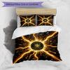 Germany Football Printed Bedding 3 Piece Set Cozy Breathable Bed Cover Set as Housewarming Holiday Gift