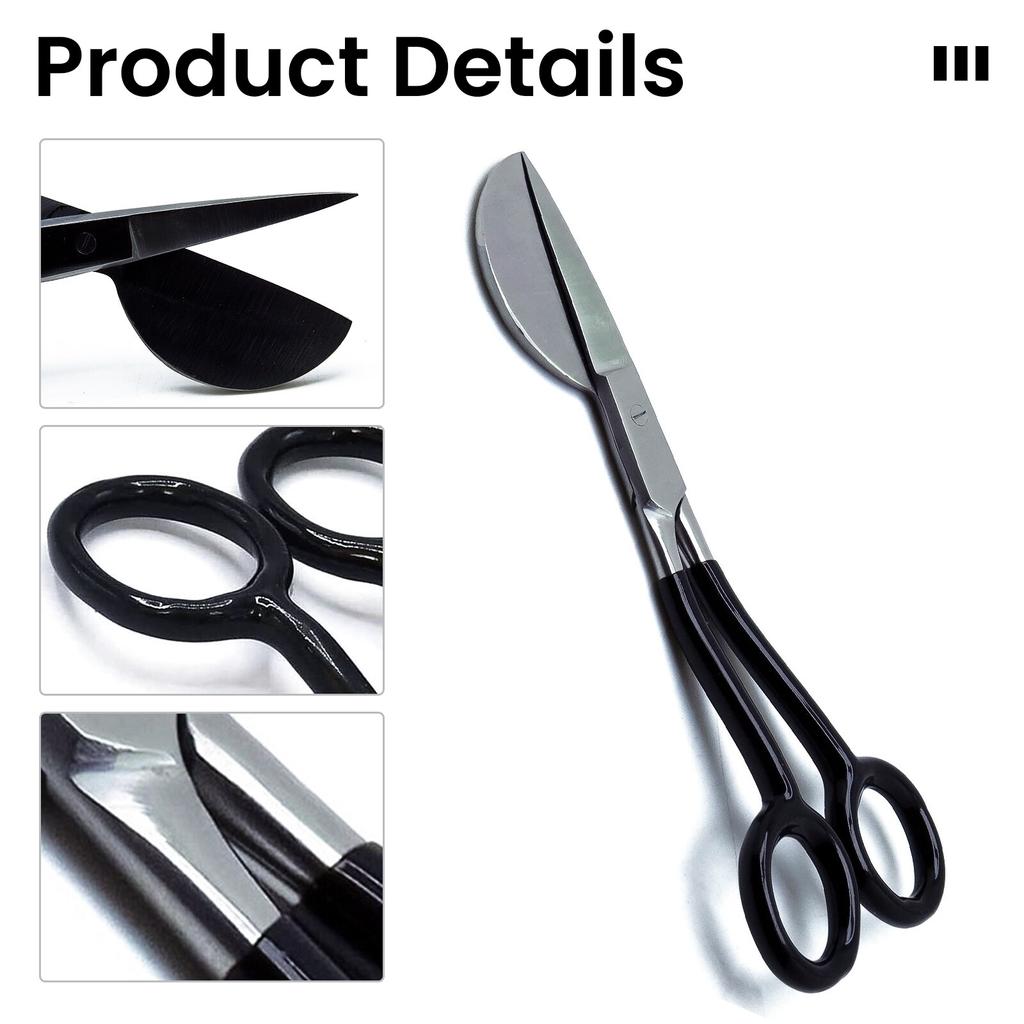 Carpet Trimmer Sharp Duckbill Applique Scissors Stainless Steel Sewing Tailor Embroidery Scissors Cutting Shears Needlework