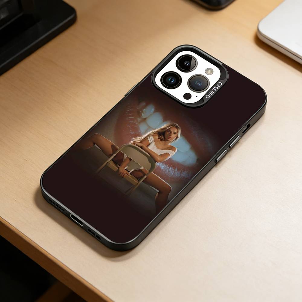 

Singer-Z Tate McRae Phone Case For iPhone 17,16,15,14,13,12,11 Plus,Pro Max,XS,Colorful Silver Black Cover iPhone12PRO