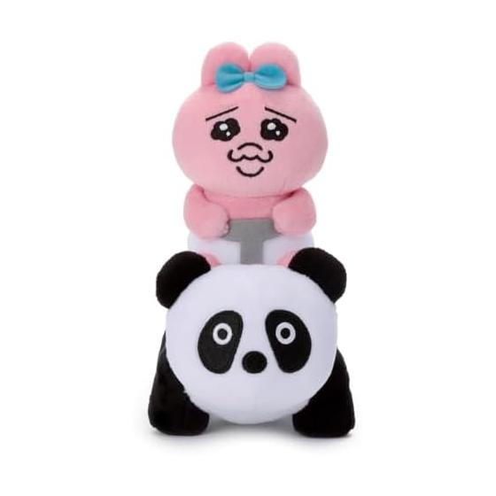 TAKARATOMY A.R.T.S Poor thing! Fairy tale land stuffed toy Panchu riding a panda Height approx. 19cm