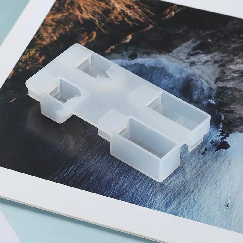 Imitation Mountain Silicone Mould Succulent Plants Small Craft Flower Planter Concrete Cement Clay Pot Mold for USB Flash Disk