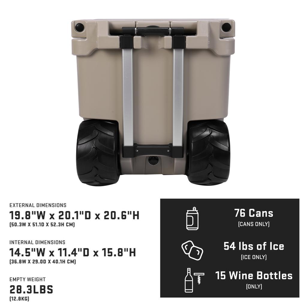 5L Camping Cooler Box Multipurpose Insulated Ice Chest Portable Ice Bucket Camp Large Fresh-Keeping Box Bucket Refrigerator