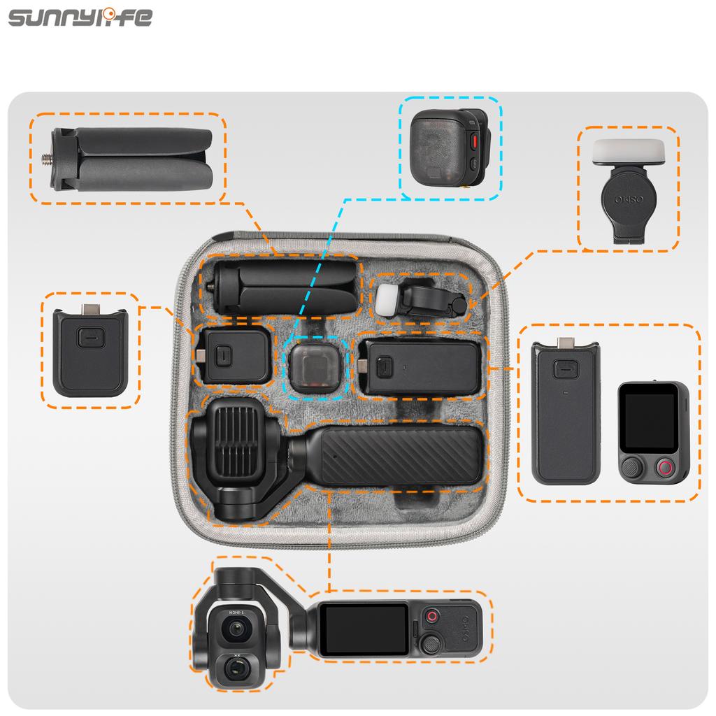 Storage Case for DJI Osmo Pocket 1P Hard-Shell Protective Case for DJI Pocket 1P Accessories Portable Travel Bag