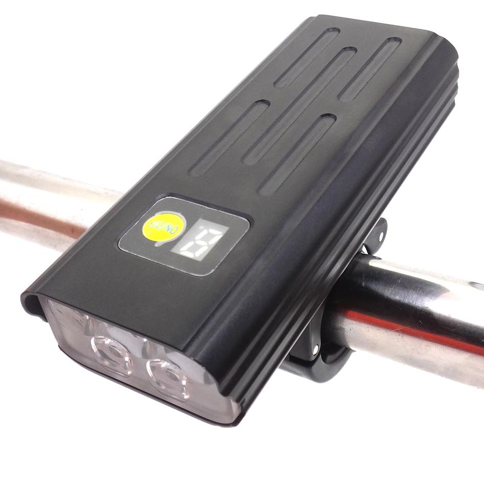 Severe Cold Super Bright 3000 Lumen Cross Country Mountain Bike Light 5200mAh Power Bank LED Bicycle Light Mountain Bike Light Handlebar&3000 чёрный