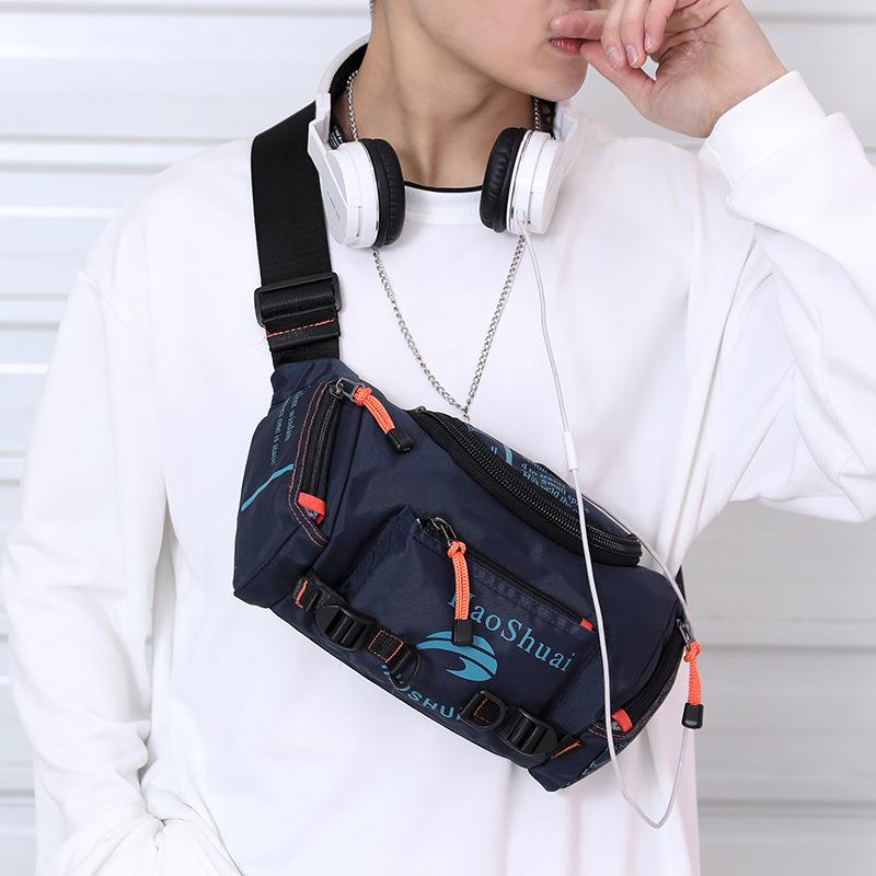 Cross-Border Multifunktions-Brusttasche für Herren: Große Kapazität, Schulter-Messenger und Sport-Rucksack mit doppeltem Verwendungszweck