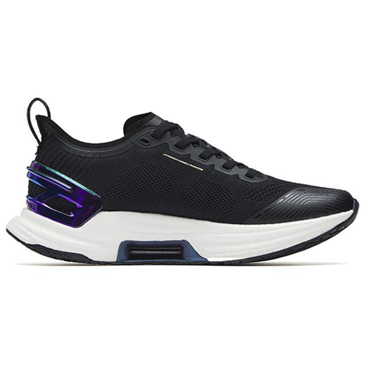 Anta 3.0 Olympic Champion Cushioning Breathable Low-Top Running Shoes Women Sneakers Black 122245580S-1