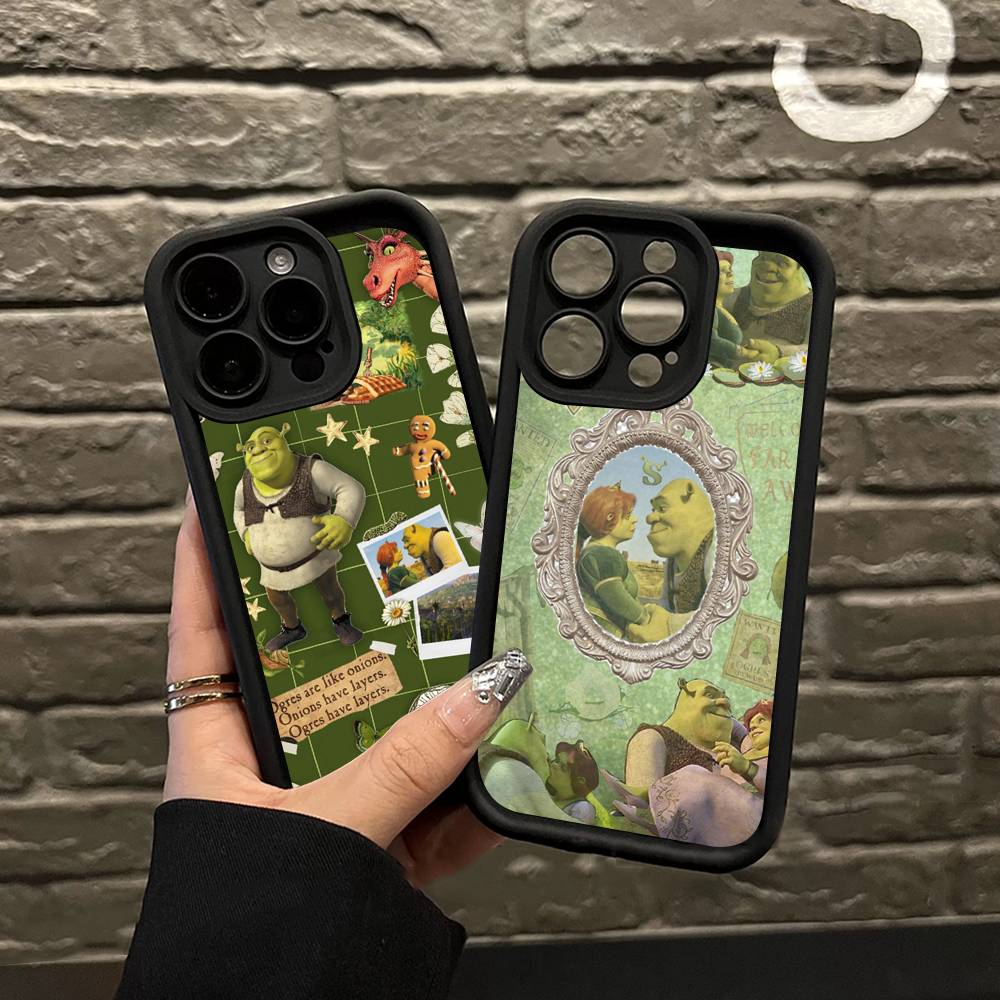 Classic Movie S-Shrek Phone Case For IPhone 11 12 13 16 15 17 14 Pro Max Soft Funda Silicone Cover