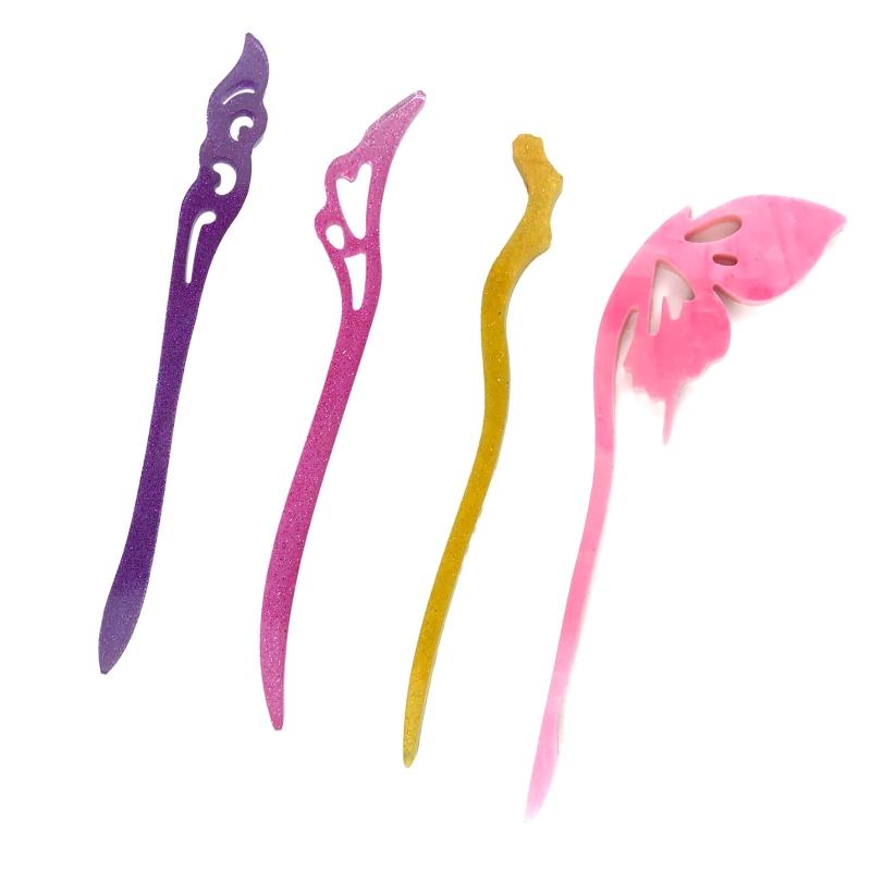 Barretta Fermaglio per Capelli Stampo in Resina Epossidica Siliconica Spilla per Capelli Gioielli Stampo per Colata Strumenti per Creazione Gioielli Classici Regalo per Donne